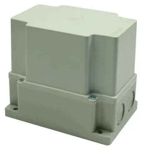 علبة توصيل بلاستيكية 120x170x140 – IP44, غطاء معتم بالبراغي