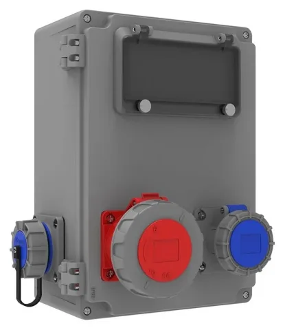 Aluminium Combination Unit Box – IP67, With sockets