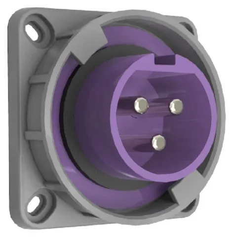 Anbaustecker CEE 16A 3P 24V IP67
