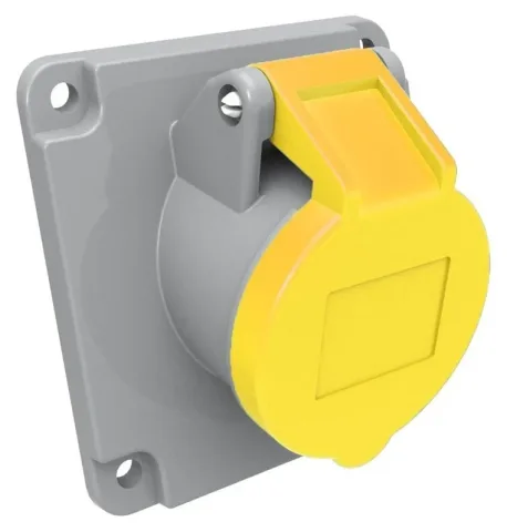 Base de empotrar inclinada 45° CEE 16A 3P IP44
