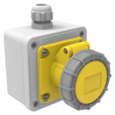 Base de superficie CEE 16A 3P IP67
