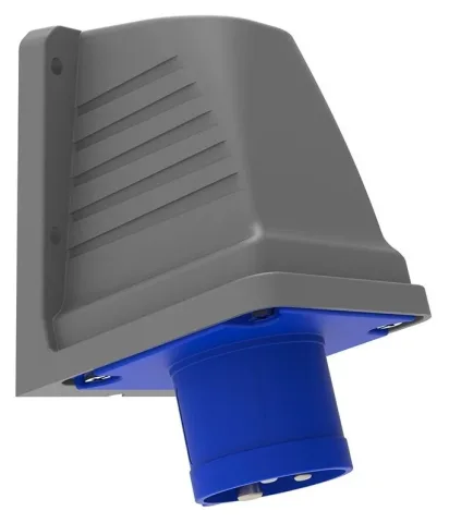 Clavija de superficie inclinada 90° CEE 16A 3P IP44
