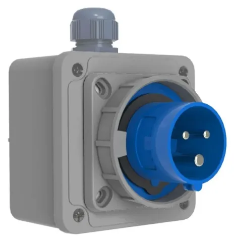 Clavija de superficie CEE 16A 3P IP67