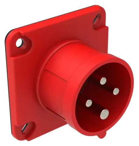 Clavija de empotrar CEE 16A 4P IP44