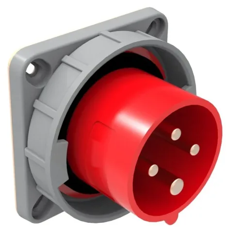 Clavija de empotrar CEE 16A 4P IP67