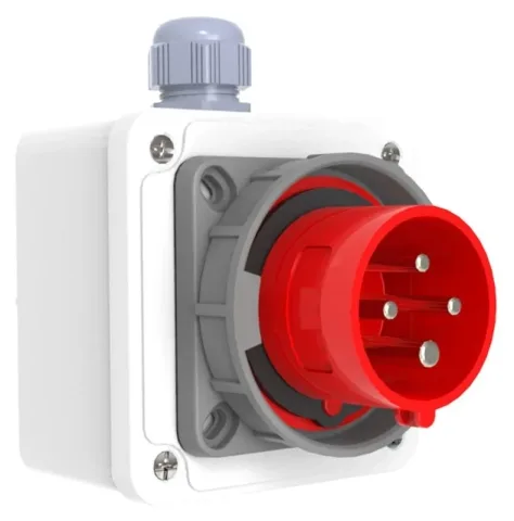 Clavija de superficie CEE 16A 4P IP67