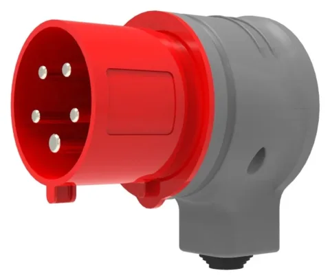 قابس دوار مائل 90° بعاكس أطوار CEE 16A 5P IP44
