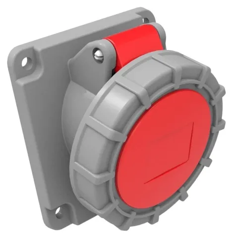 Base de empotrar inclinada 45° CEE 16A 5P IP67