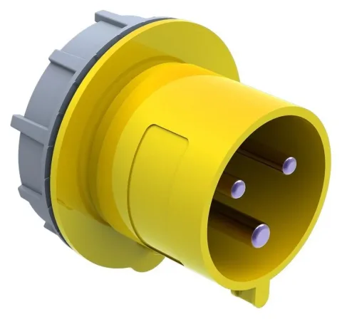 Clavija de empotrar (fijación con tuerca) CEE 32A 3P IP44