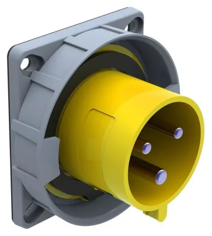 Вилка встраиваемая CEE 32A 3P IP67