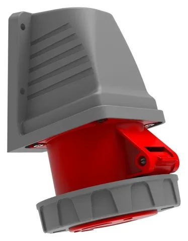 32A 4P IP67 CEE 90° Angled Wall-Mounted Socket
