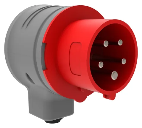 Вилка поворотная угловая 90° CEE 32A 5P IP44