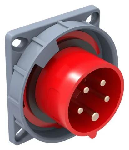 32A 5P IP67 CEE Phase-Inverter Appliance Inlet