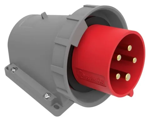 Clavija de superficie inclinada 90° CEE 32A 5P IP67