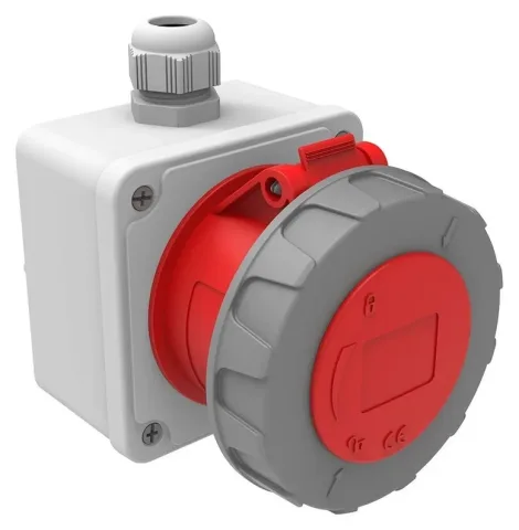 Base de superficie CEE 32A 5P IP67