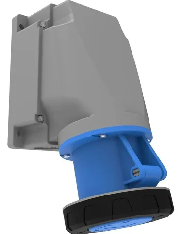Base de superficie inclinada 90° CEE 63A 3P IP67