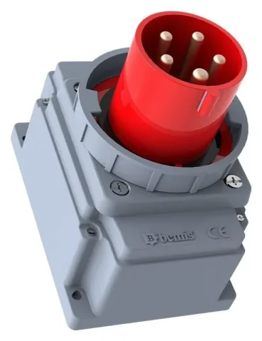 Clavija de superficie CEE 63A 5P IP67