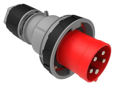 63A 5P IP67 CEE Plug (with Pilot Contact)