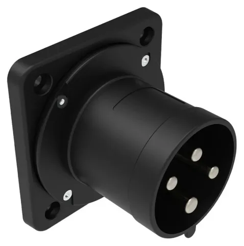 Вилка встраиваемая CEE 63A 4P IP44