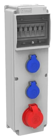 V6 Kombinasyon Kutusu – IP44, Prizli