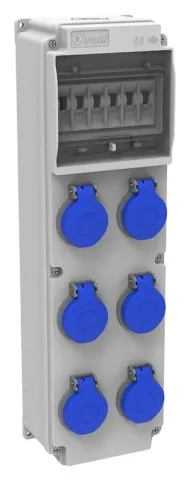 V6 Combination Unit – IP44, With sockets
