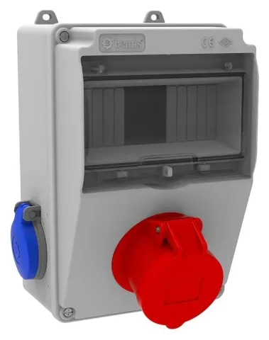 Комбинированный щиток розеток V7 – IP44, с розетками