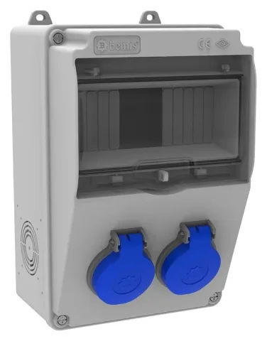 Cuadro combinado de tomas V7 – IP44, con tomas