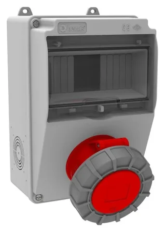 Комбинированный щиток розеток V7 – IP66, с розетками
