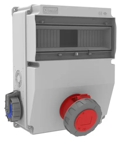 Cuadro combinado de tomas V12 – IP66, con tomas