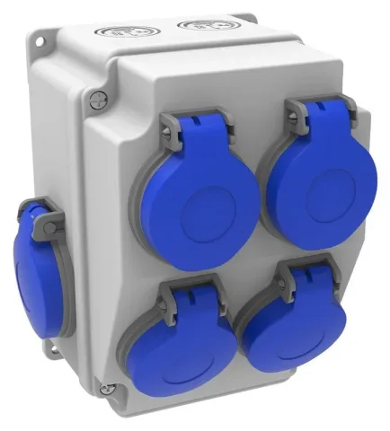 Mini Combination Unit Box – IP44, With sockets