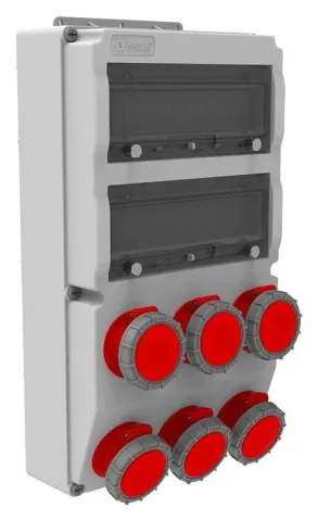 V26 Combination Unit – IP66, With sockets