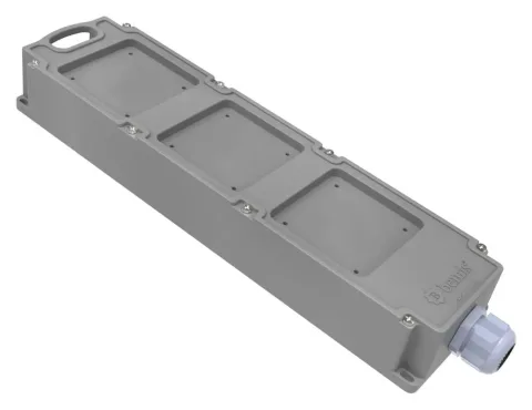 Tribox-Mehrfachsteckdosengehäuse (ohne Öffnungen) – IP67, ohne Steckdosen