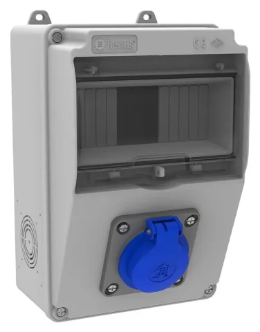 Cuadro combinado de tomas V7 – IP44, con tomas
