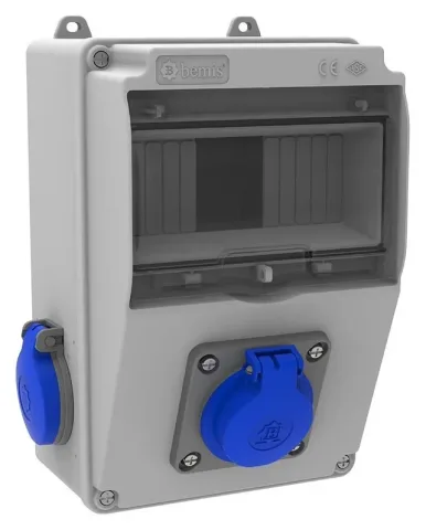 Cuadro combinado de tomas V7 – IP44, con tomas