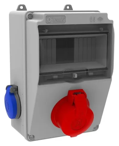 Cuadro combinado de tomas V7 – IP44, con tomas