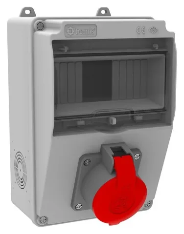 Cuadro combinado de tomas V7 – IP44, con tomas