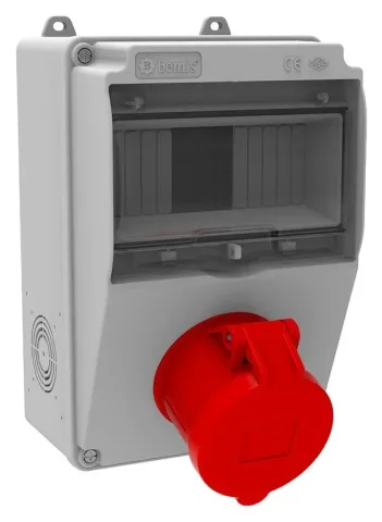 Комбинированный щиток розеток V7 – IP44, с розетками