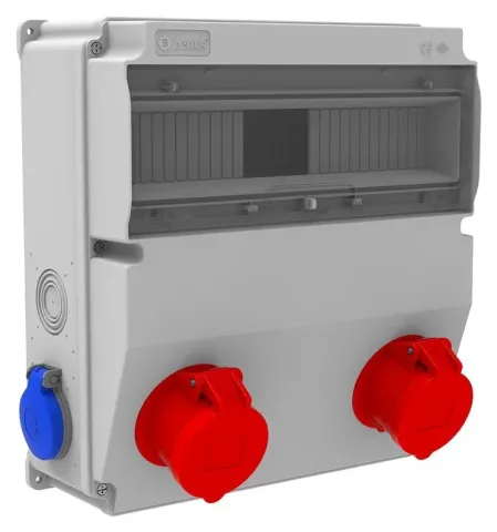 وحدة مقابس مجمعة V15 – IP44, مع مقابس