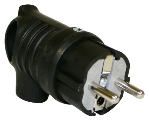 16A IP44 Single-Phase UPS Kulplu Angled Plug