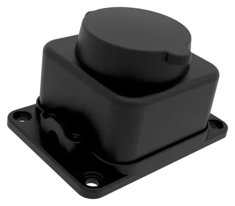 16A IP54 Single-Phase Wall-Mounted Socket
