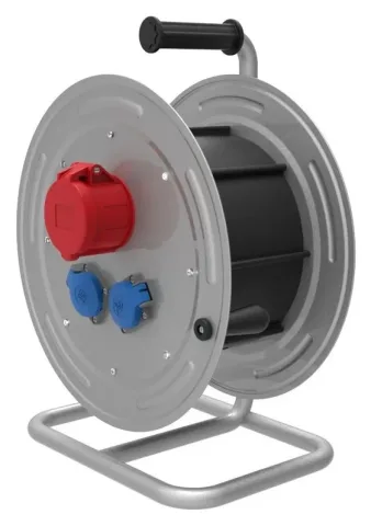Kabeltrommel aus Metall – IP44, 40m