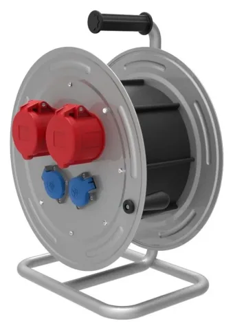 بكرة كابل معدنية – IP44, 40m