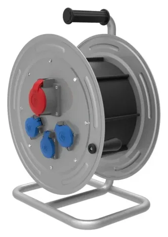بكرة كابل معدنية – IP44, 40m