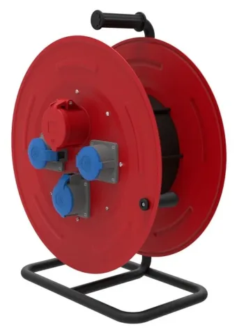 بكرة كابل معدنية – IP44, 50m