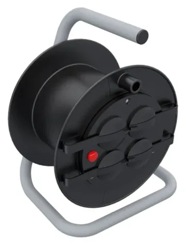 Plastic Cable Reel – IP44, 15 m Capacity (Without Cable)