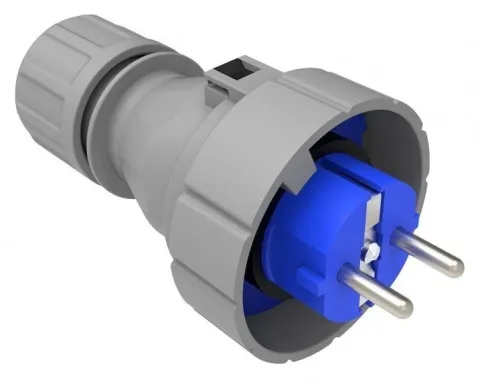 16A IP68 Single-Phase Plug