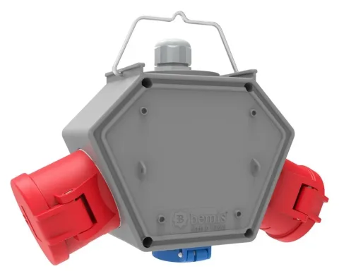 Polybox – IP44, مع مقابس