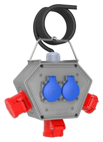 Polybox – IP44, mit Steckdosen