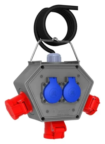 Polybox – IP44, mit Steckdosen