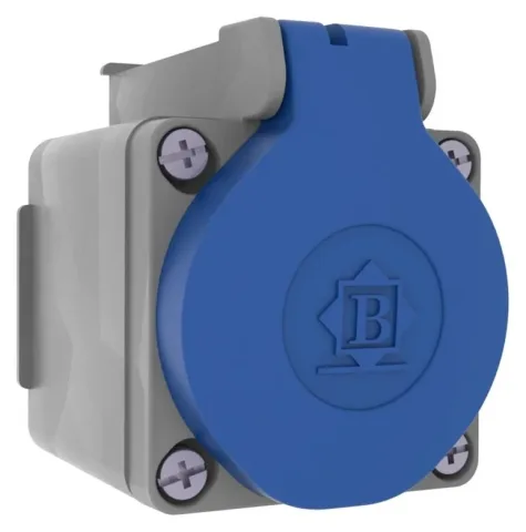 16A IP44 Single-Phase with Wall Box P. Socket